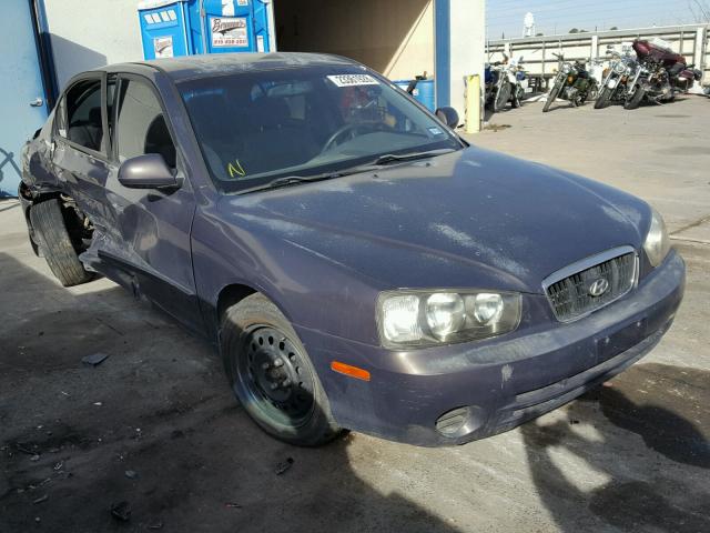 KMHDN45D63U477644 - 2003 HYUNDAI ELANTRA GL GRAY photo 1