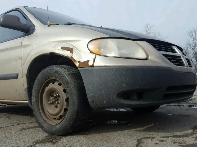 1D4GP25R26B541743 - 2006 DODGE CARAVAN SE GOLD photo 9