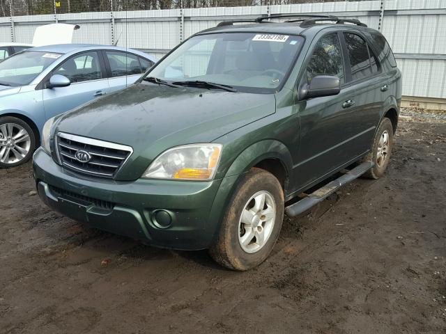 KNDJC736175723728 - 2007 KIA SORENTO EX GREEN photo 2