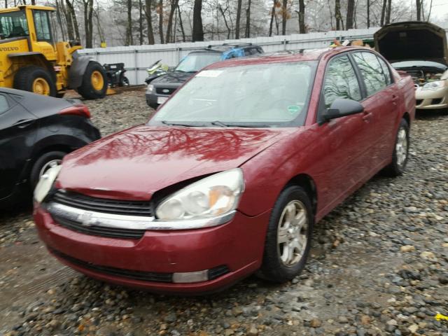 1G1ZU54884F110959 - 2004 CHEVROLET MALIBU LT RED photo 2