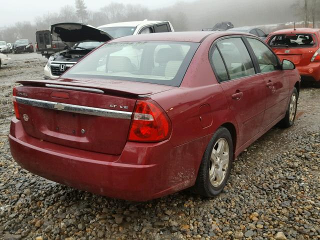 1G1ZU54884F110959 - 2004 CHEVROLET MALIBU LT RED photo 4