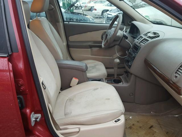 1G1ZU54884F110959 - 2004 CHEVROLET MALIBU LT RED photo 5