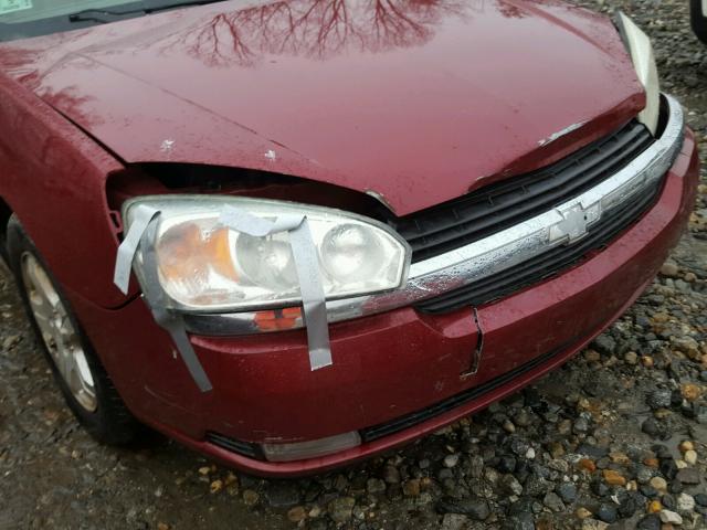 1G1ZU54884F110959 - 2004 CHEVROLET MALIBU LT RED photo 9