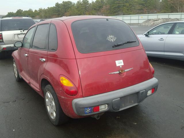 3C4FY48B83T616083 - 2003 CHRYSLER PT CRUISER RED photo 3