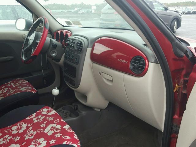 3C4FY48B83T616083 - 2003 CHRYSLER PT CRUISER RED photo 5