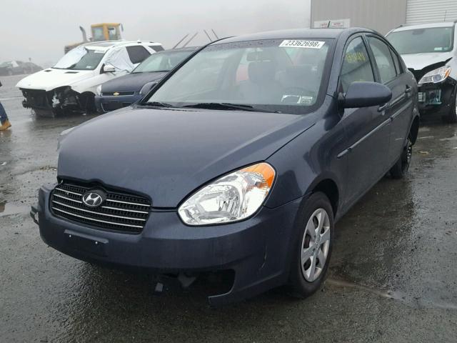 KMHCN46CX9U360644 - 2009 HYUNDAI ACCENT GLS GRAY photo 2