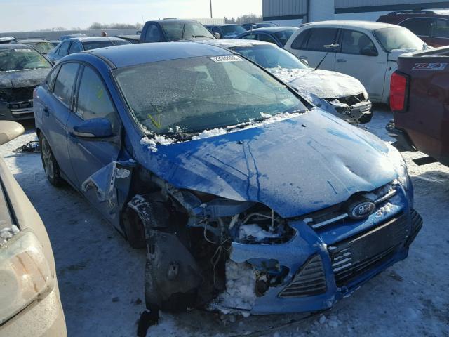 1FADP3F24EL166766 - 2014 FORD FOCUS SE BLUE photo 1