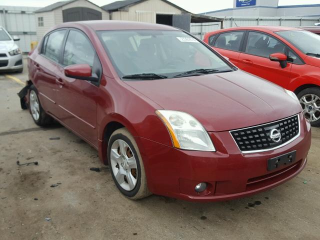 3N1AB61E18L759673 - 2008 NISSAN SENTRA 2.0 BURGUNDY photo 1