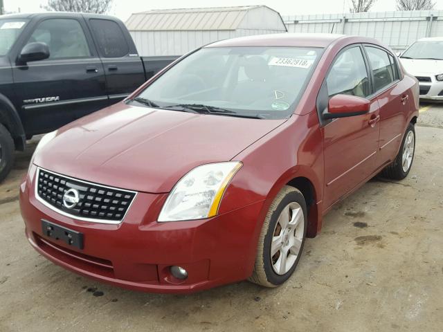 3N1AB61E18L759673 - 2008 NISSAN SENTRA 2.0 BURGUNDY photo 2