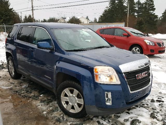 2CTALBEW2A6393629 - 2010 GMC TERRAIN SL BLUE photo 1