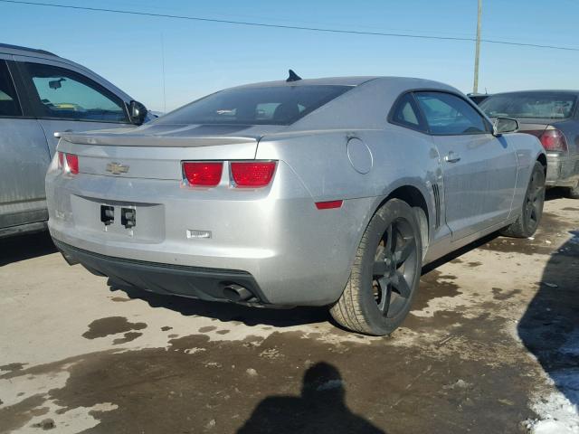 2G1FE1EV6A9203030 - 2010 CHEVROLET CAMARO LS SILVER photo 4