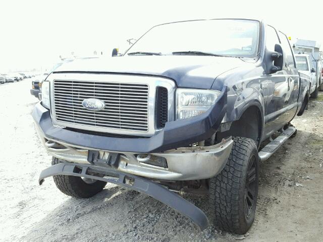 1FTSW21P86EB22776 - 2006 FORD F250 SUPER BLUE photo 2