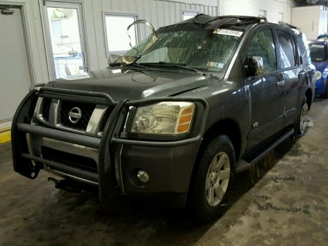 5N1AA08B45N709673 - 2005 NISSAN ARMADA SE CHARCOAL photo 2