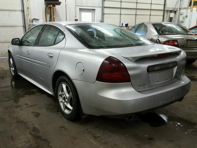 2G2WR524041199076 - 2004 PONTIAC GRAND PRIX Gümüş foto 3