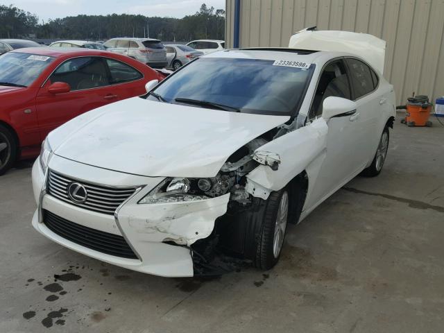 JTHBK1GG4E2097953 - 2014 LEXUS ES 350 WHITE photo 2