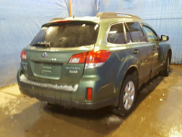 4S4BRBKC9C3278847 - 2012 SUBARU OUTBACK 2. GREEN photo 4