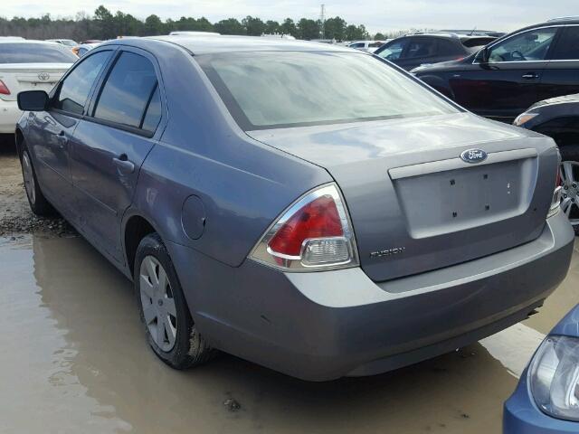 3FAFP06Z06R240580 - 2006 FORD FUSION S GRAY photo 3