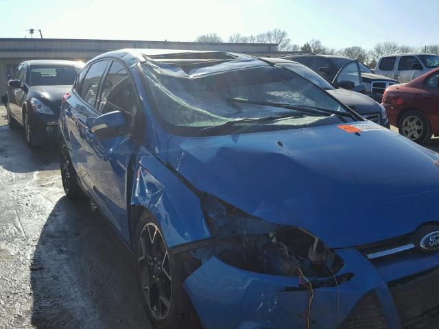 1FADP3K29DL282663 - 2013 FORD FOCUS SE BLUE photo 9