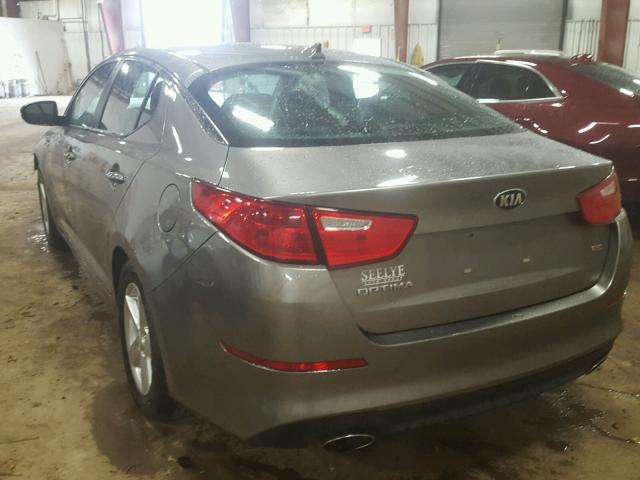 5XXGM4A75FG491534 - 2015 KIA OPTIMA LX GRAY photo 3