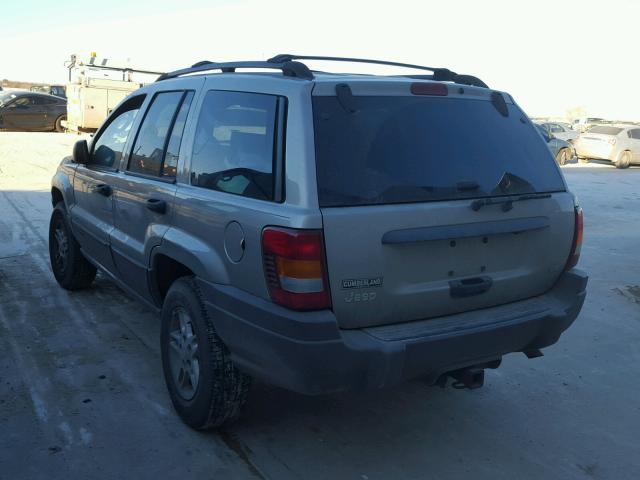 1J4GX48N93C536539 - 2003 JEEP GRAND CHER GRAY photo 3