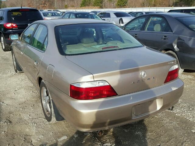 19UUA56643A058264 - 2003 ACURA 3.2TL TAN photo 3