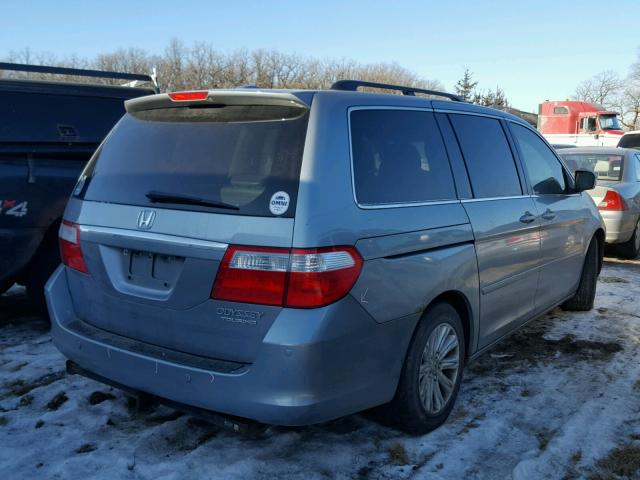 5FNRL38885B051443 - 2005 HONDA ODYSSEY TO GRAY photo 4