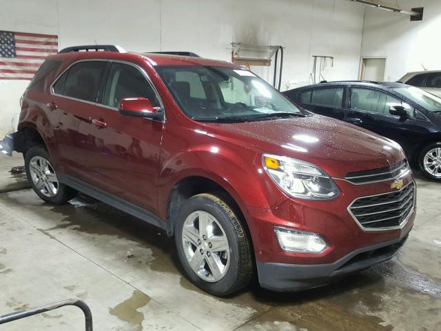 2GNALCEK6G1143144 - 2016 CHEVROLET EQUINOX LT RED photo 1