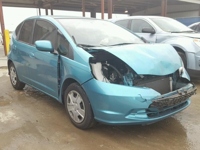 JHMGE8H37DC015014 - 2013 HONDA FIT GREEN photo 1