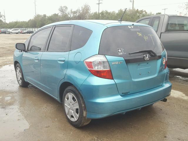 JHMGE8H37DC015014 - 2013 HONDA FIT Жасыл фото 3