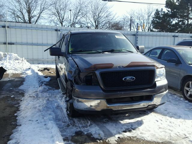 1FTPX12525NB90564 - 2005 FORD F150 GRAY photo 1