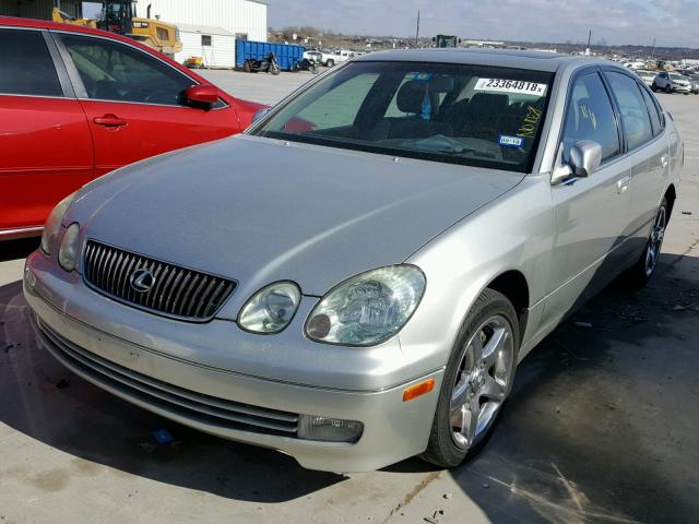 JT8BL69S520011293 - 2002 LEXUS GS 430 SILVER photo 2