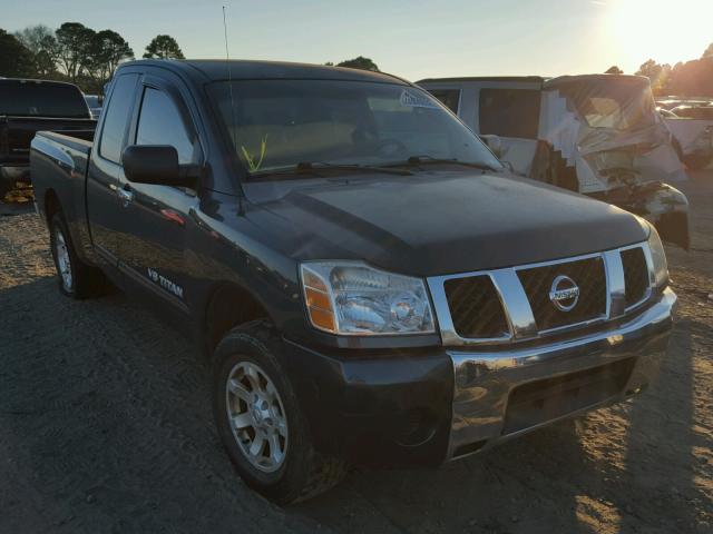 1N6BA06A56N550969 - 2006 NISSAN TITAN XE GREEN photo 1