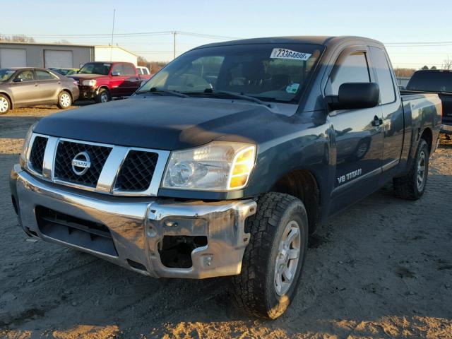 1N6BA06A56N550969 - 2006 NISSAN TITAN XE GREEN photo 2