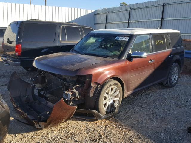 2FMEK63C99BA50492 - 2009 FORD FLEX LIMIT BURGUNDY photo 2