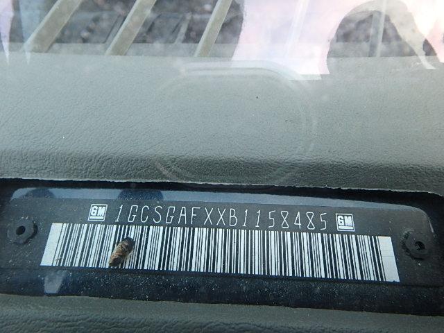 1GCSGAFXXB1158485 - 2011 CHEVROLET EXPRESS G1 BLUE photo 9