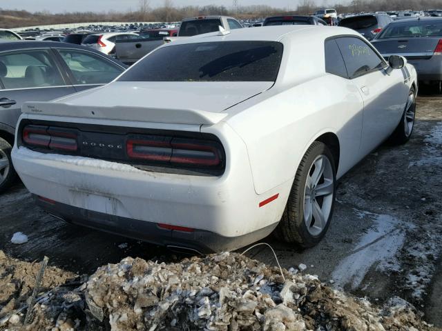 2C3CDZBG6FH705801 - 2015 DODGE CHALLENGER WHITE photo 4