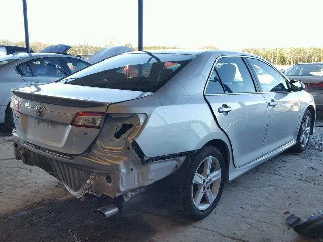 4T1BF1FK2CU164879 - 2012 TOYOTA CAMRY BASE SILVER photo 4