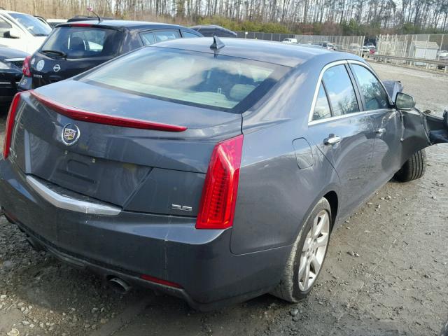 1G6AH5S39D0120597 - 2013 CADILLAC ATS LUXURY GRAY photo 4