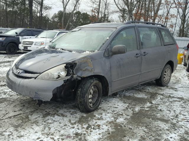 5TDKK4CC3AS302736 - 2010 TOYOTA SIENNA CE GRAY photo 2