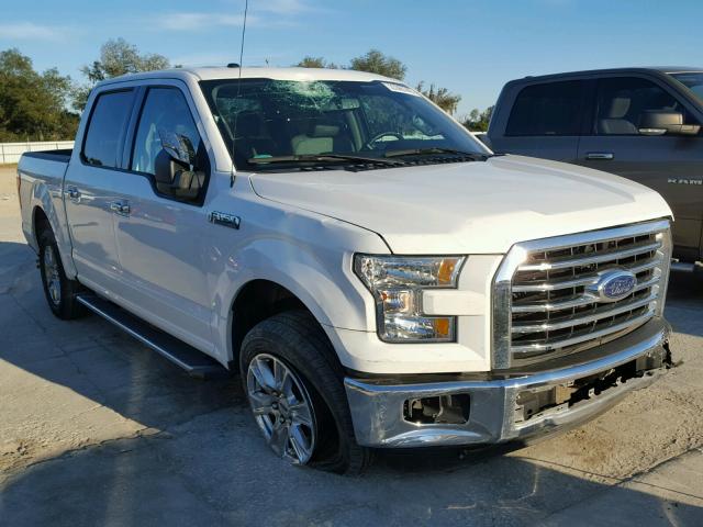 1FTEW1C83GFA97116 - 2016 FORD F150 SUPER WHITE photo 1