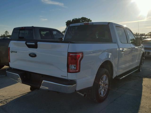 1FTEW1C83GFA97116 - 2016 FORD F150 SUPER WHITE photo 4