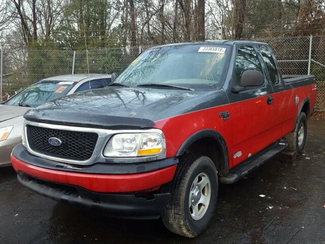 2FTRX18W32CA87356 - 2002 FORD F150 RED photo 2