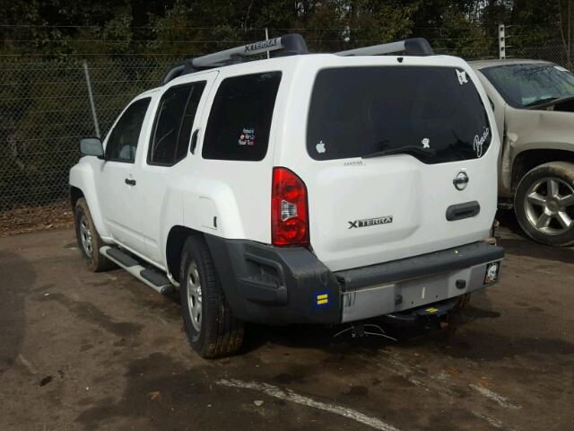 5N1AN0NU8CC525615 - 2012 NISSAN XTERRA OFF WHITE photo 3