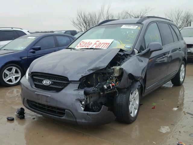 KNAFG526X87163095 - 2008 KIA RONDO LX BLACK photo 2