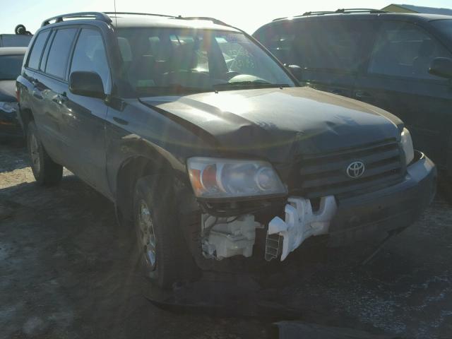 JTEEP21A160174863 - 2006 TOYOTA HIGHLANDER BLACK photo 1