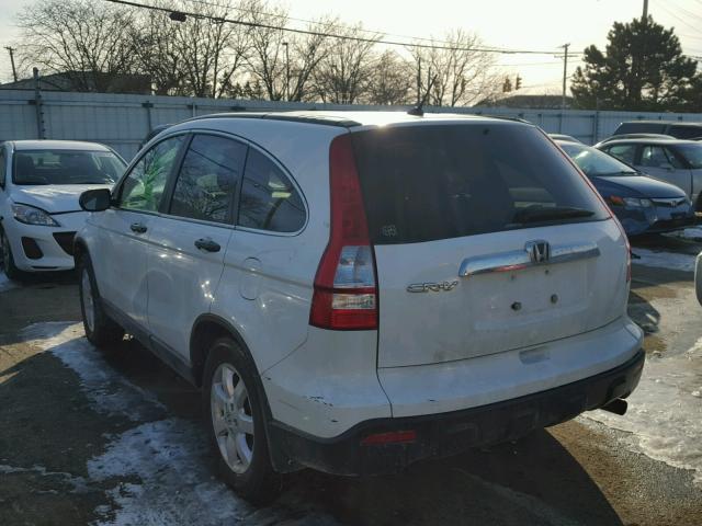 3CZRE48548G703649 - 2008 HONDA CR-V EX WHITE photo 3