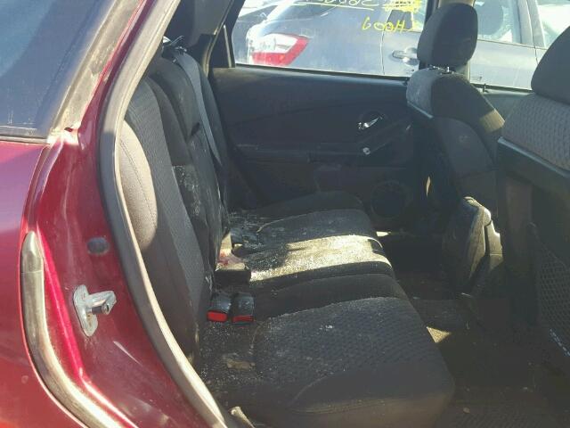 1G1ZT63806F216805 - 2006 CHEVROLET MALIBU MAX წითელი ფოტო 6