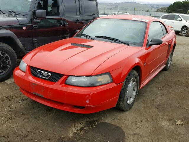 1FAFP40441F180166 - 2001 FORD MUSTANG RED photo 2