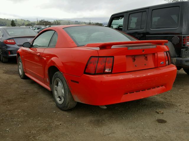 1FAFP40441F180166 - 2001 FORD MUSTANG RED photo 3