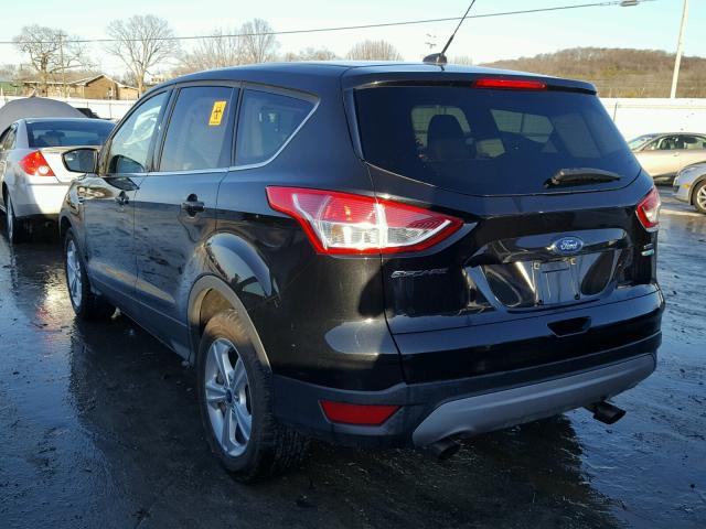 1FMCU9GX3EUA86330 - 2014 FORD ESCAPE SE BLACK photo 3